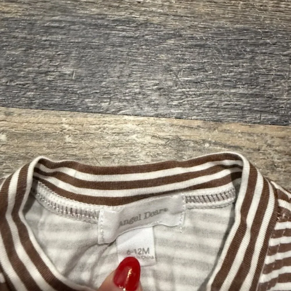 Angel Dear Buffalo Print Romper 6-12 Months